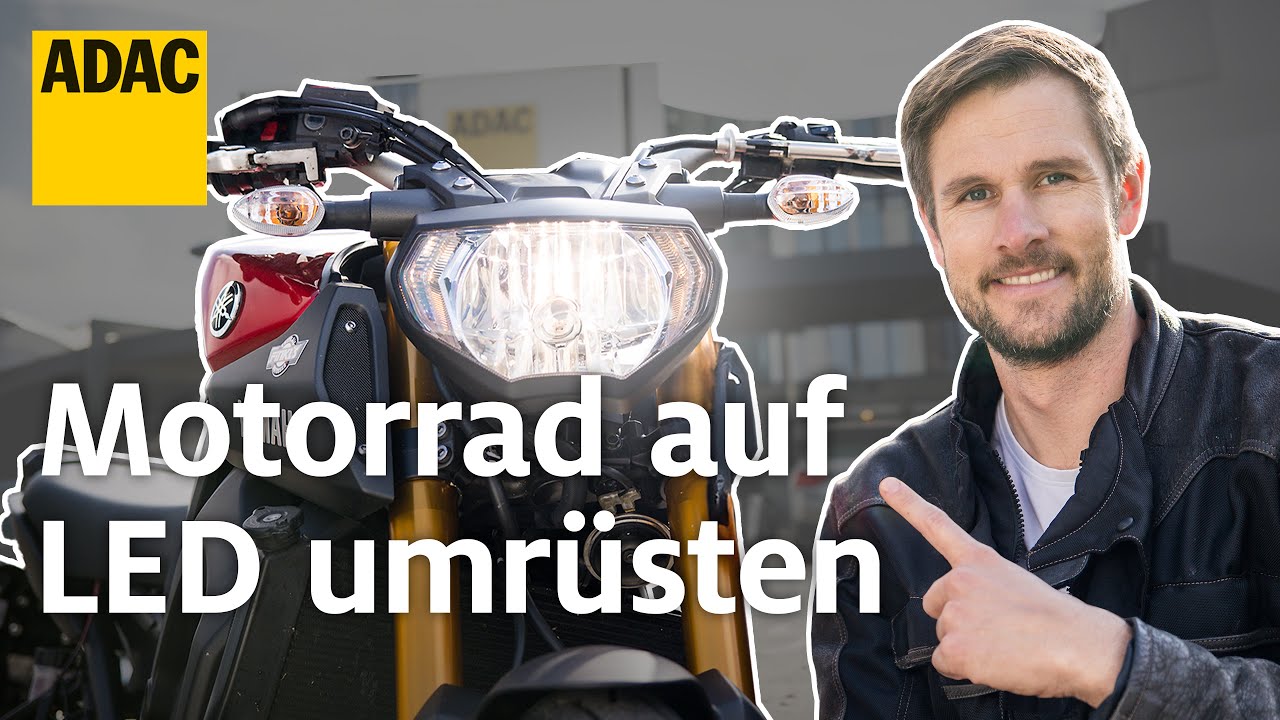 Licht am Motorrad nachr&uuml;sten: 3 Gr&uuml;nde warum LED-Leuchten im Scheinwerfer besser sind | ADAC