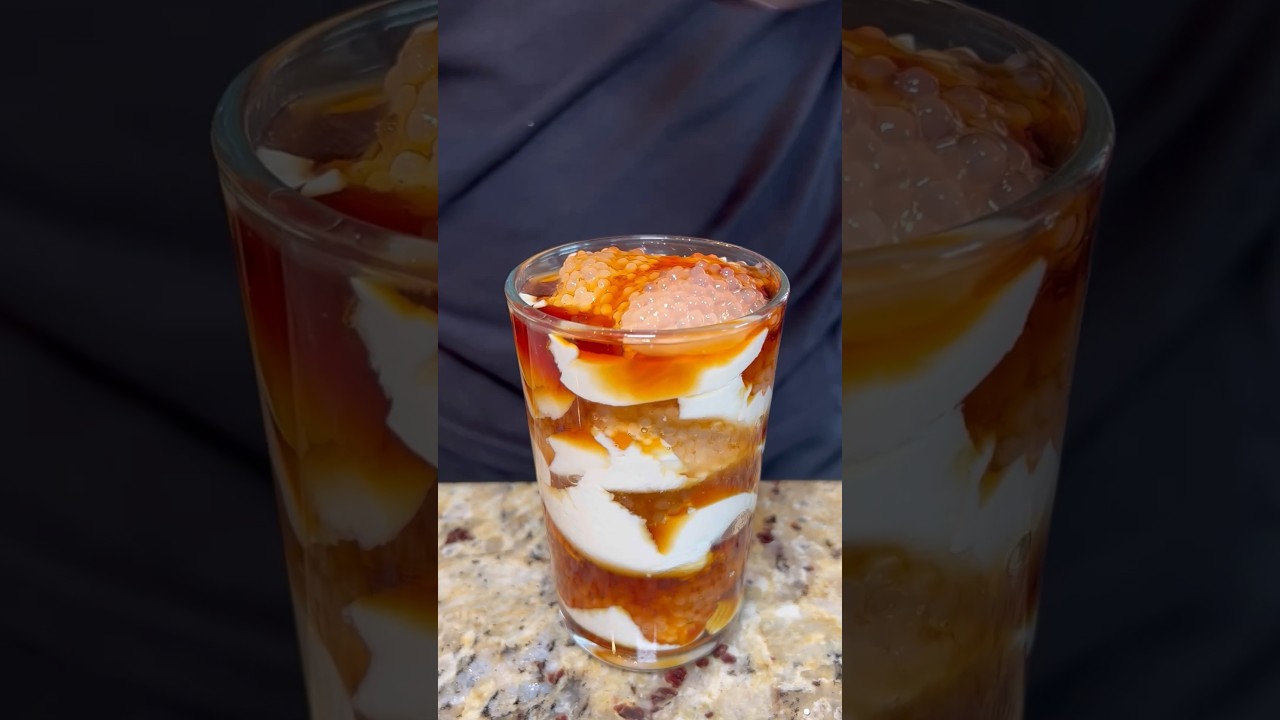 Filipino sweet tofu dessert (taho) 😋