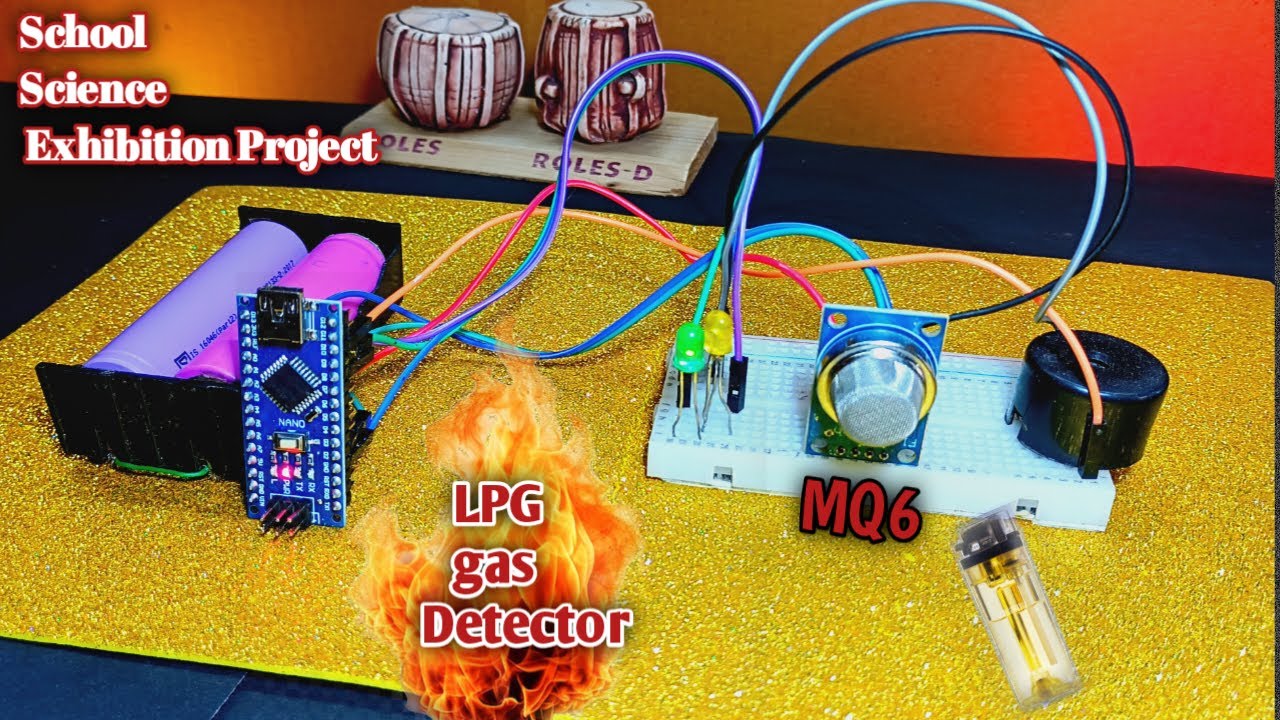 DIY Gas Leak Detector Alarm | Arduino Nano & MQ-6 LPG/Butane Sensor | Complete Tutorial