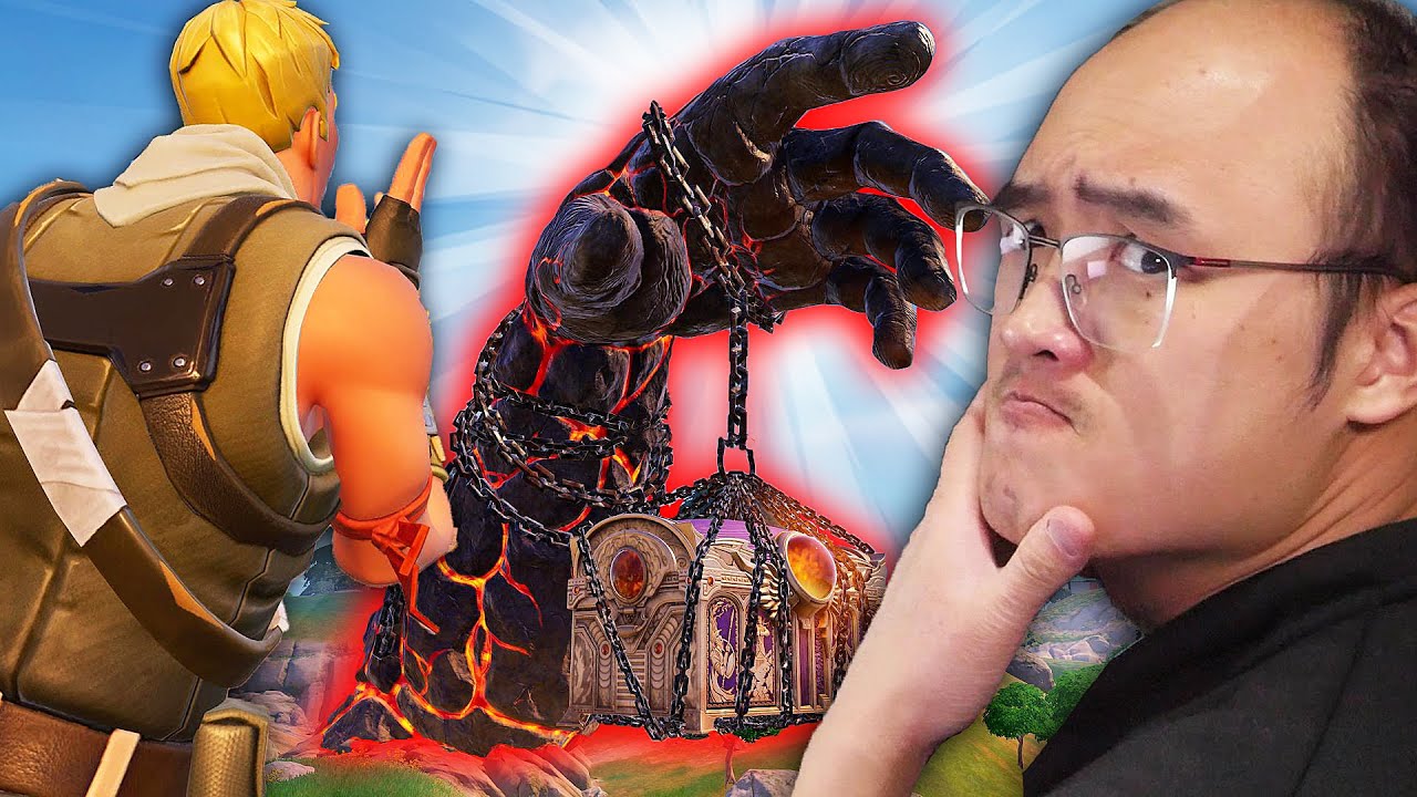 UNE MYSTÉRIEUSE MAIN GÉANTE EST APPARUE SUR FORTNITE !