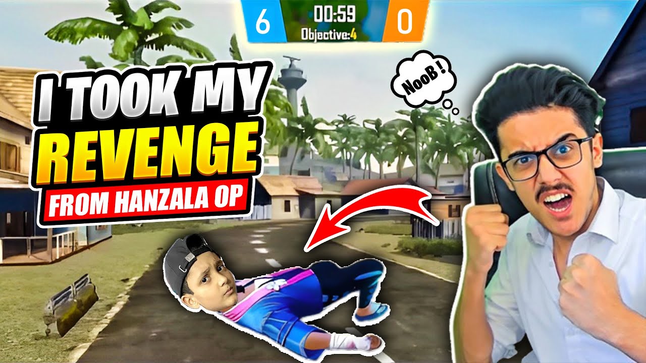 I TOOK MY REVENGE FROM HANZALA OP 👿 | ZINDABAD PLAYS vs 11 YEARS OLD KID | Free Fire Revenge Battle
