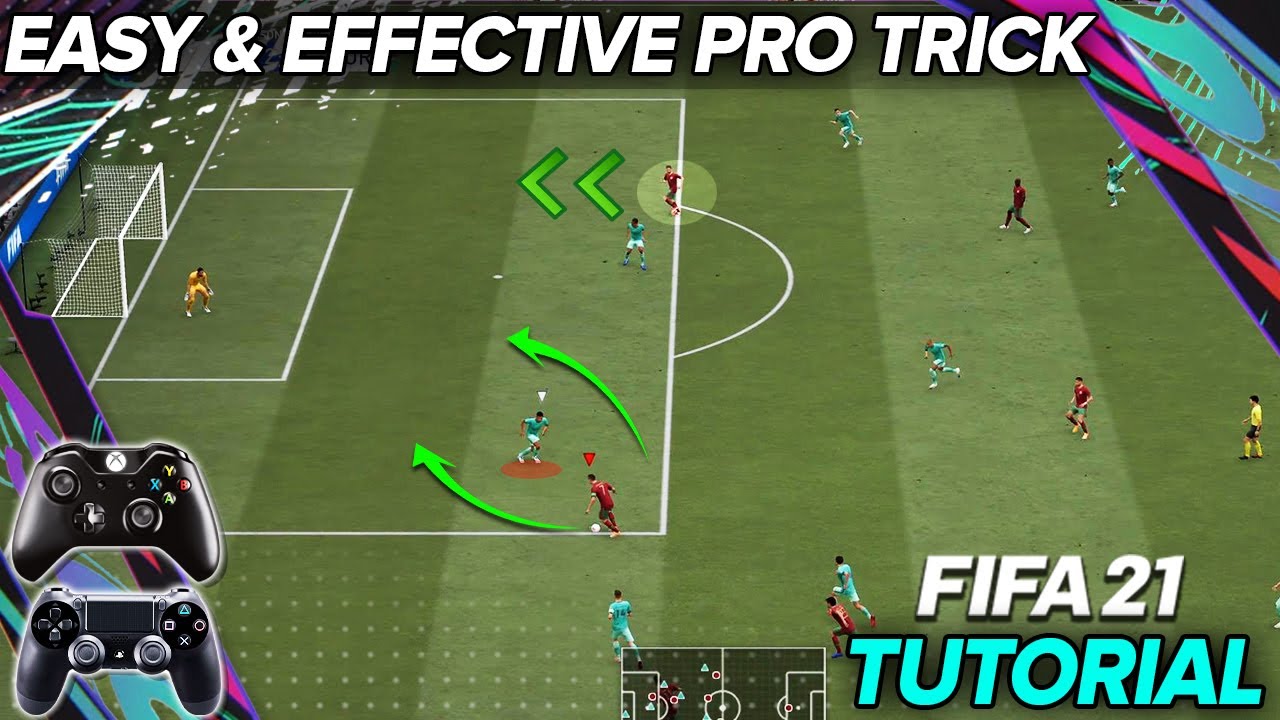 FIFA 21 ATTACKING TUTORIAL - EASY & EFFECTIVE TRICK THAT ALL PROS USE TO SCORE EASY GOALS!