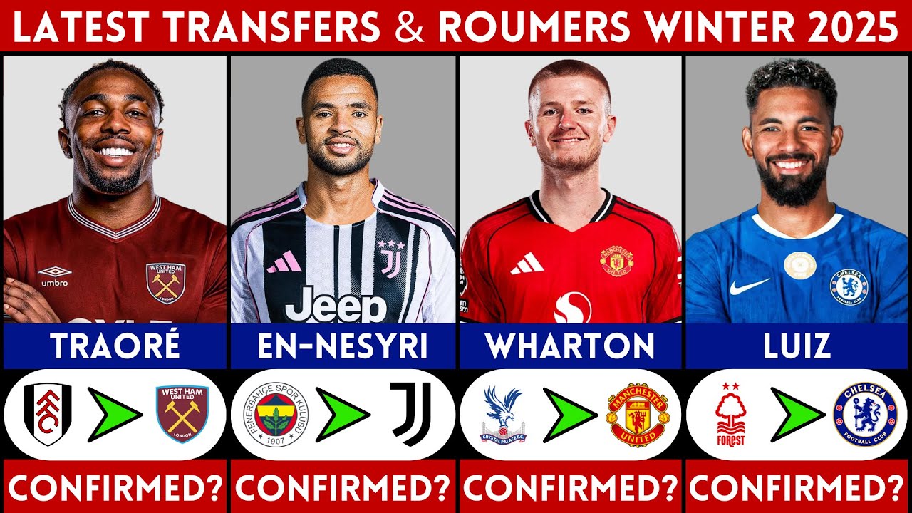 🚨 LATEST CONFIRMED TRANSFER AND RUMOURS WINTER 2026 | TRAORE, EN-NESYRI, WAHRTON, LUIZ......