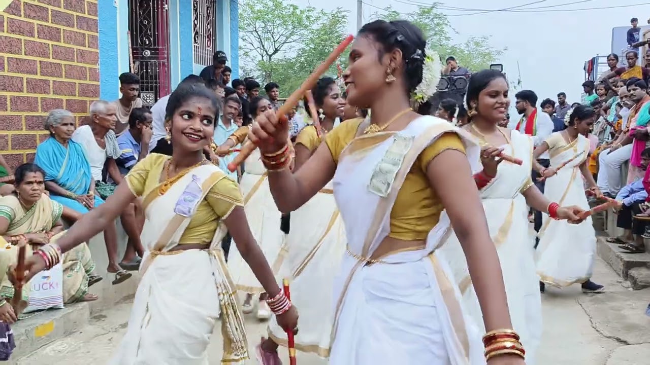 Jr.ali kolattam and group dance(9515453963).... Gunthalakadi Gunthalakadi gumma...#dance