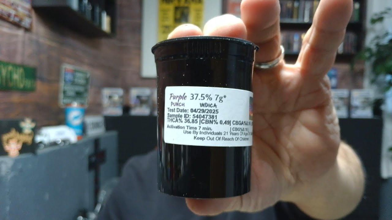 Purple Punch from Flame Train CBD #420 #cannabisdaily #freetheplant