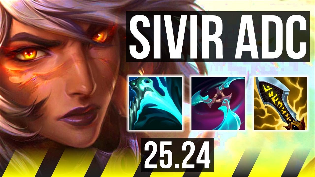 SIVIR & Yuumi vs KALISTA & Leona (ADC) | 8k gold comeback, 59K damage | KR Diamond | 25.24