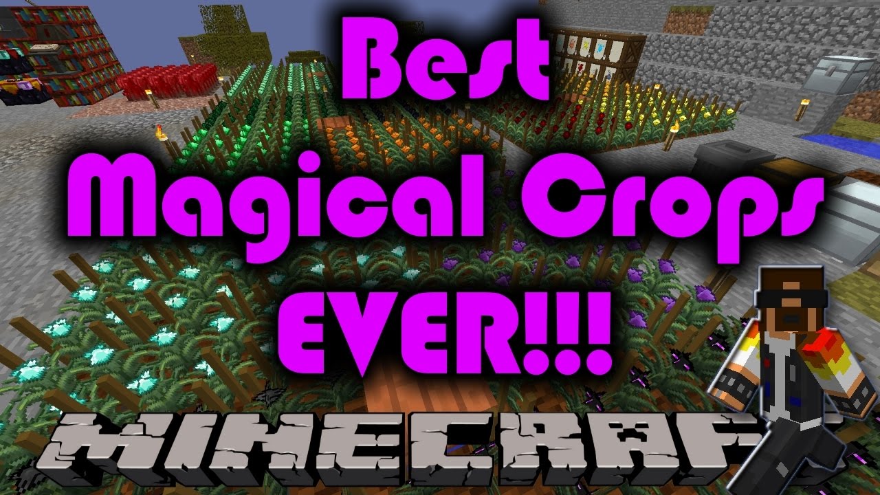 Minecraft 1.7.10 Tutorial: Best Magical Crops EVER!!! Using Agricraft