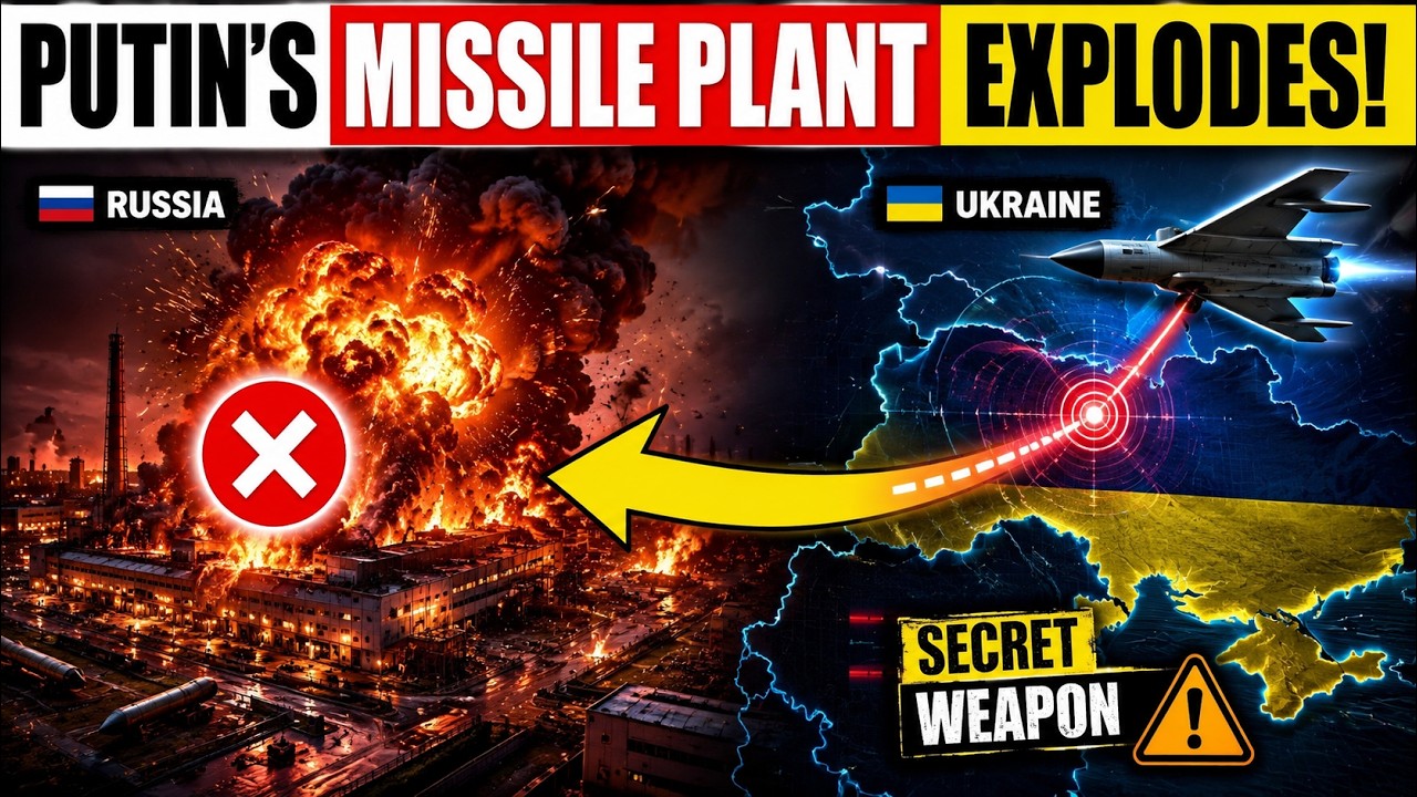 Putin's Missile Plant Explodes After Ukraine Unleashes Secret Weapon