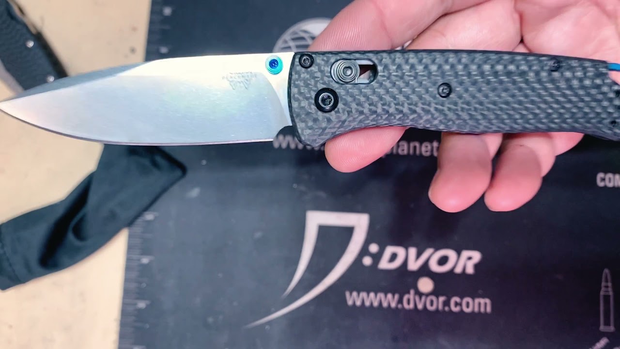 蝴蝶 535-3 碳纤维 刀柄 折刀 Benchmade 535 开箱视频 闲谈。