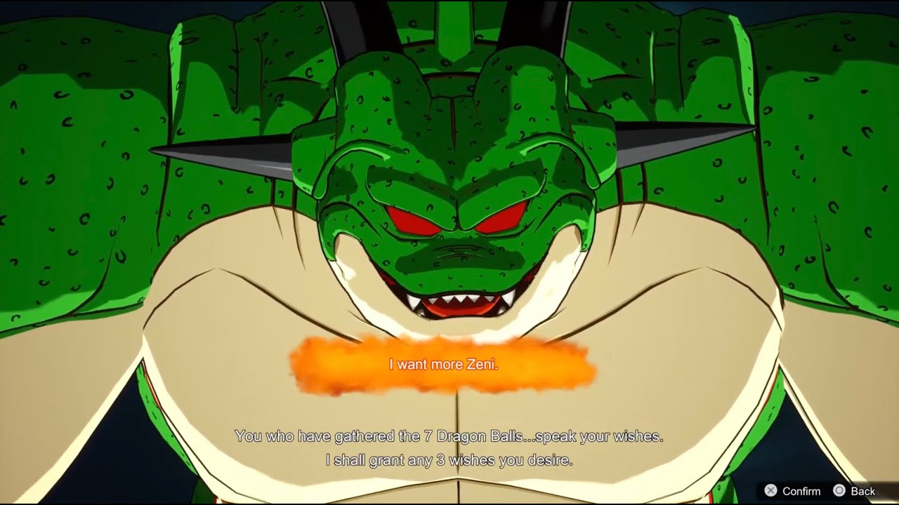 DRAGON BALL: Sparking! ZERO Interactions, Summon Porunga