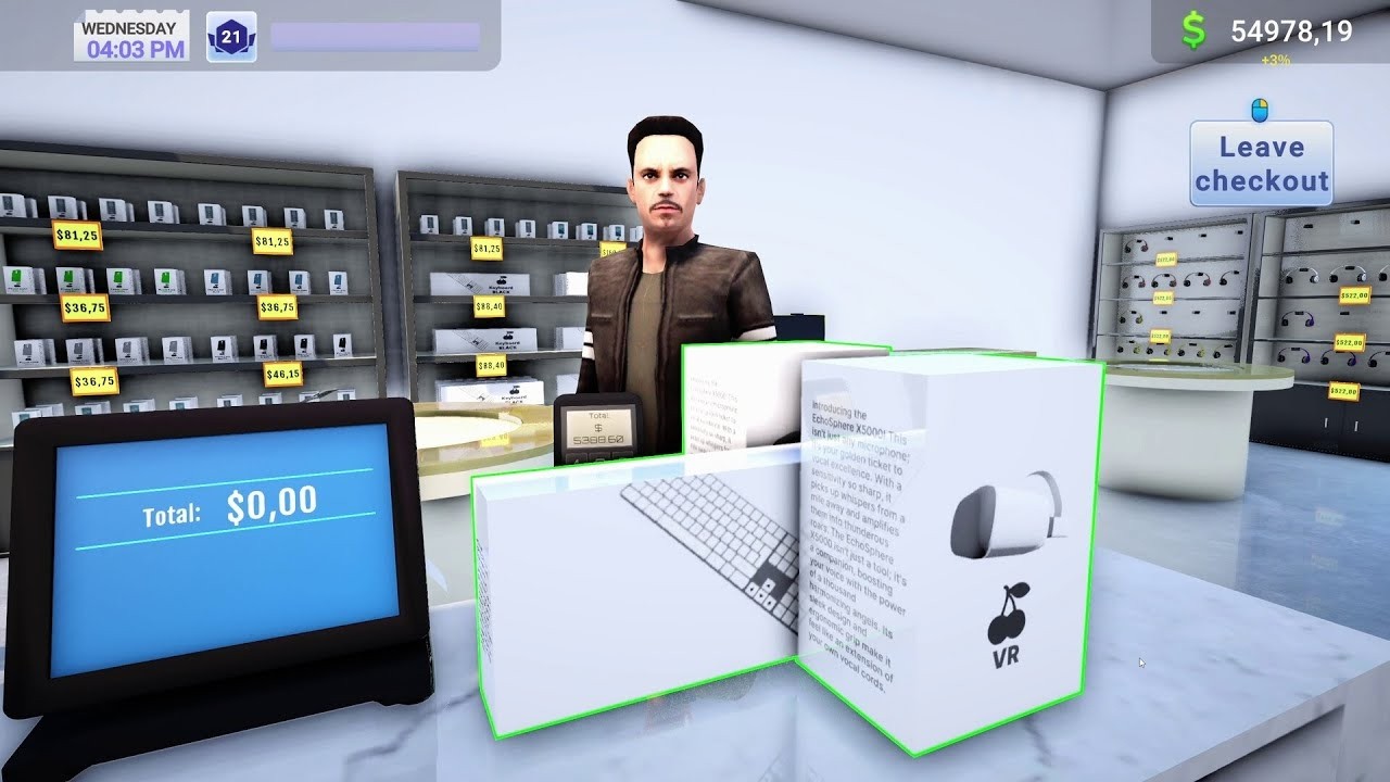 Electronics Store Simulator цель накопить 35 ка денег видео номер 3
