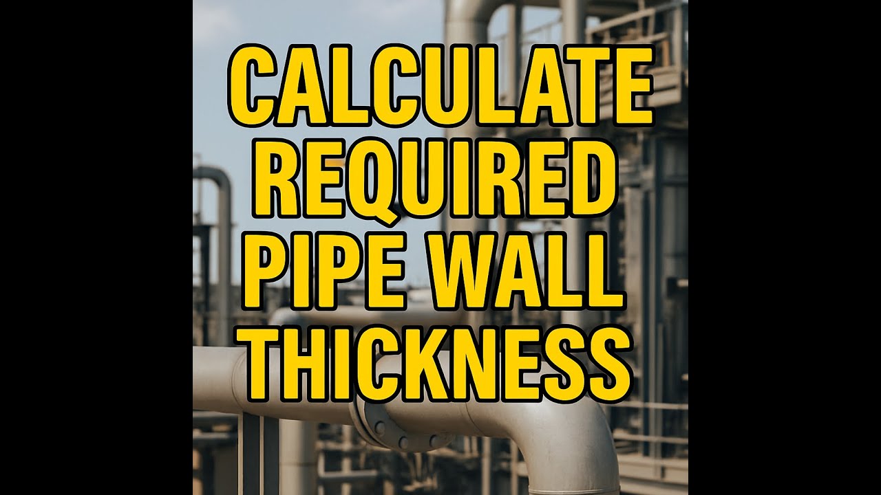 #How to Calculate Pipe Wall Thickness as per ASME B31.3 | Formula + Example Explained