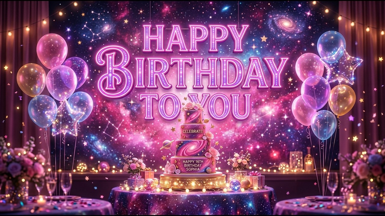 Песня с Днем Рождения 🎂 | Лучшая песня с пожеланиями на День Рождения | Видео с Днем Рождения для...