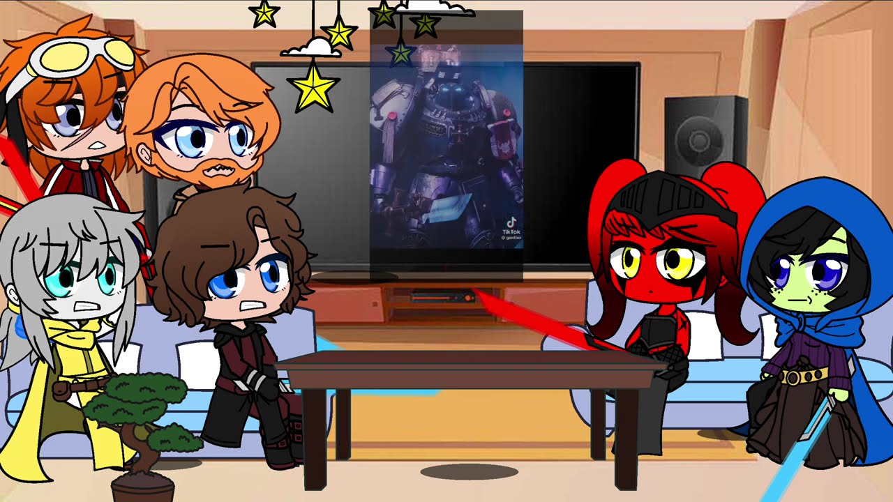 Star wars react to warhammer 40k | Darth vader | Gacha life