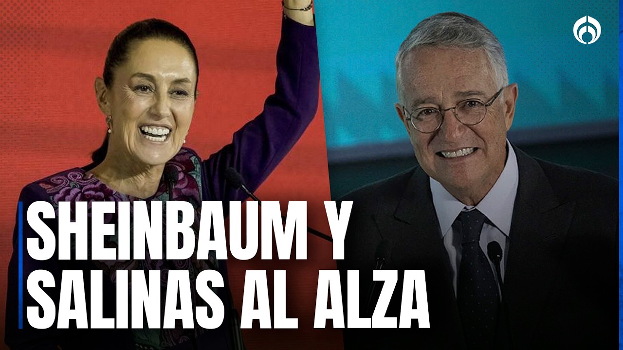Sheinbaum, Salinas Pliego y Trump mejoran en percepción; AMLO se hunde, revela Roy Campos