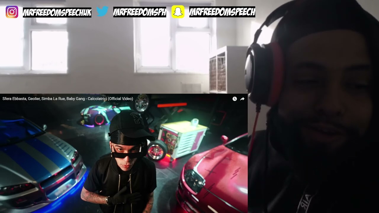 THIS COLLABORATION 🔥  *UK🇬🇧REACTION* 🇮🇹 SferaEbbasta , Geolier, SimbaLaRue, Baby Gang - Calcolatrici
