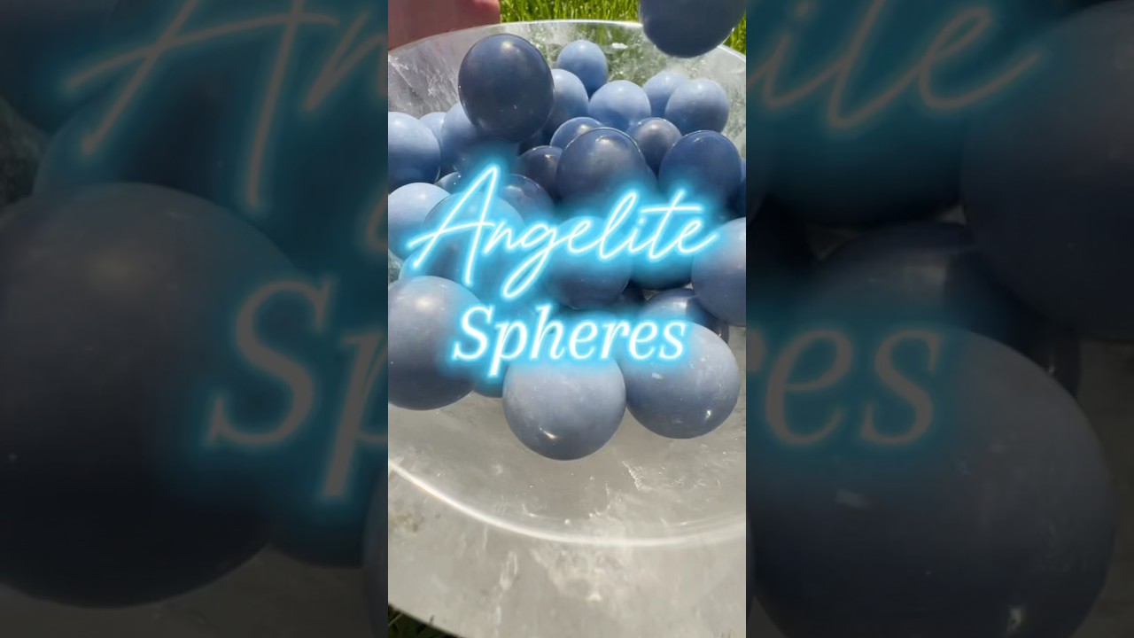 One of the most calming stones, Angelite! 🩵🪽