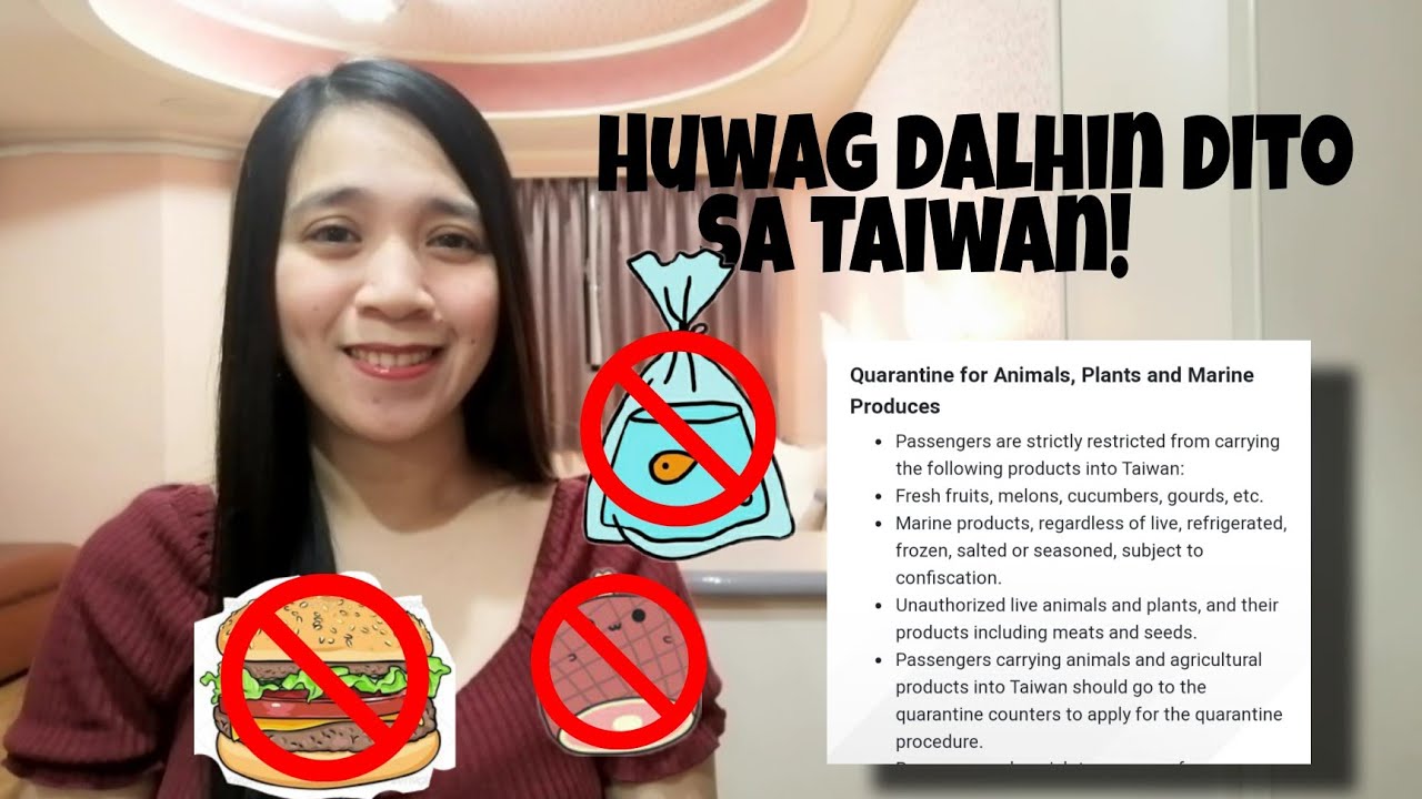 bawal dalhin sa TAIWAN | Taiwan Factory Worker | Kamille Parairo