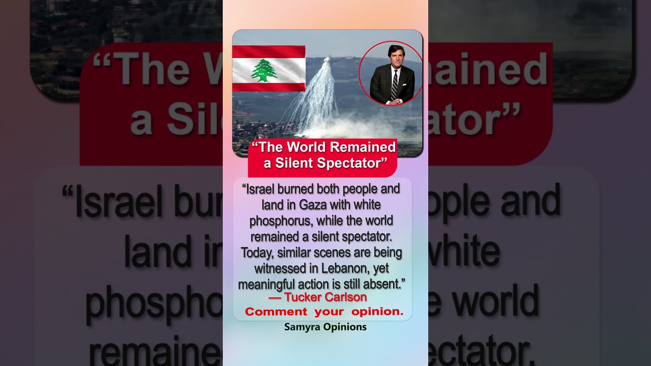 Gaza and Lebanon: Tucker Carlson&rsquo;s Comments Ignite Worldwide Debate #trendingnow