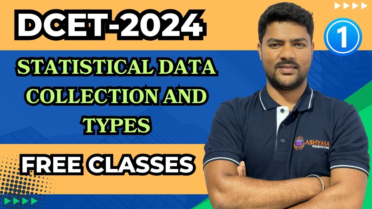 DIPLOMA CET-2024 | STATISTICAL DATA COLLECTION AND TYPES | CLASS-01