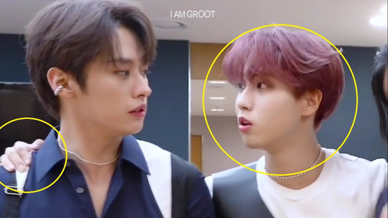 [Analysis~(/activate the CC) Stray Kids- Jisung and Minho jealousy and cute moments [ Minsung ]