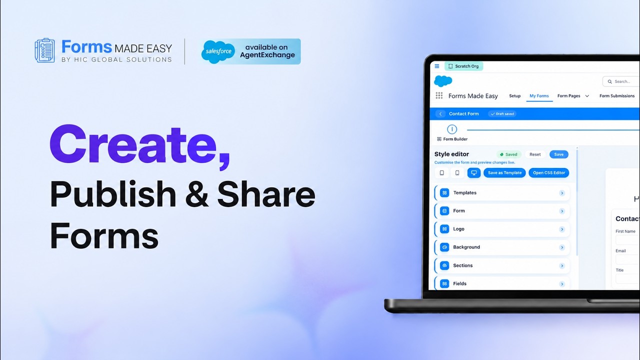 Build Salesforce Forms Instantly with AI | Forms Made Easy