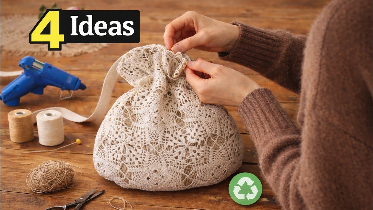 This Pinterest-Style Bag Is Made from Recycled Fabric 😮♻️ | 4 Ideas