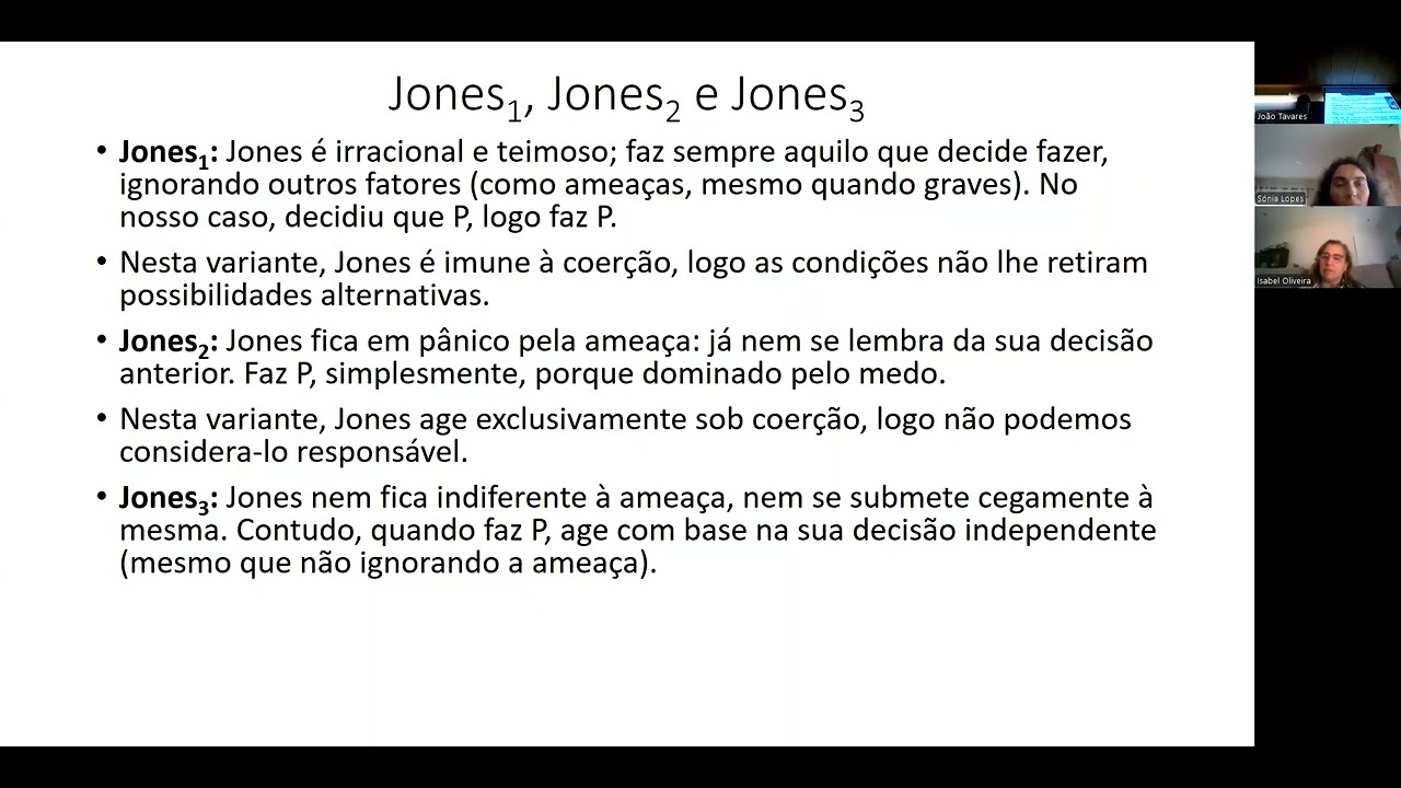 Algumas observações sobre determinismo, livre-arbítrio, responsabilidade e consciência.