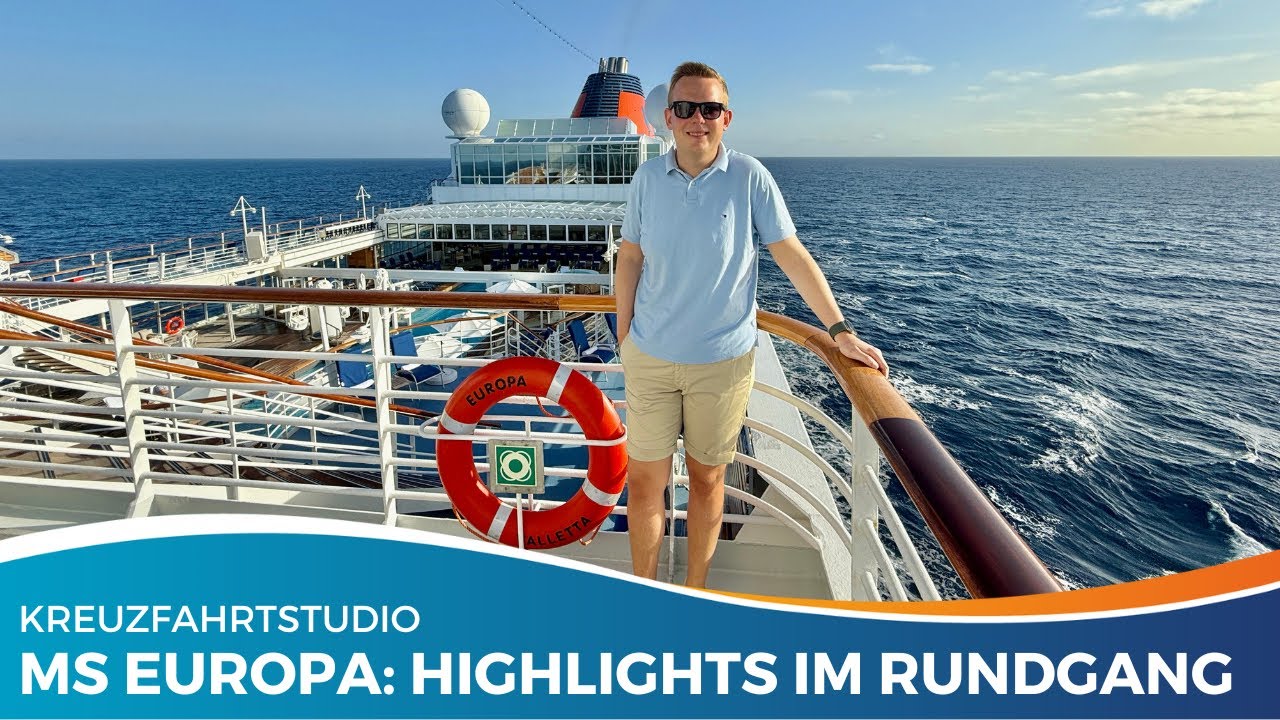 MS EUROPA im Rundgang - Luxuriöse Highlights nach der Werft 2024!