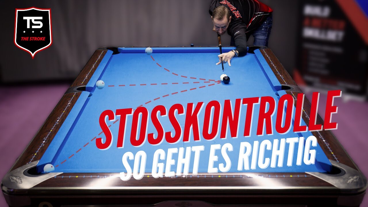 Billardtraining | Stoßkontrolle - So geht es richtig