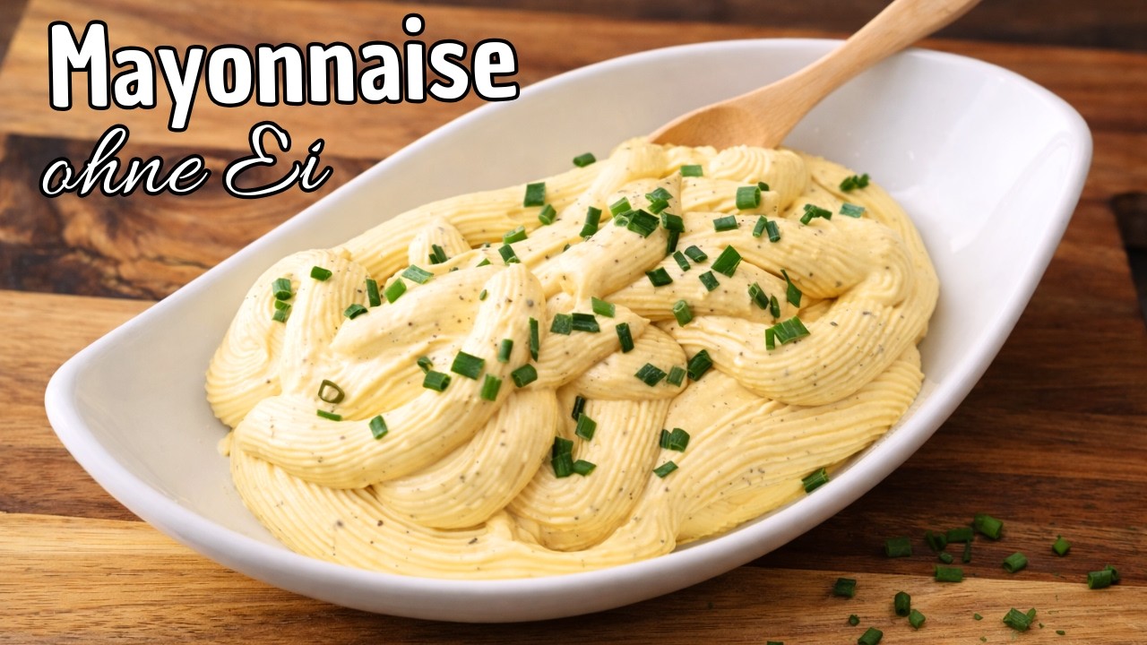 Mayonnaise ohne Ei! Blitzrezept, haltbares Grundrezept, spart Geld #180