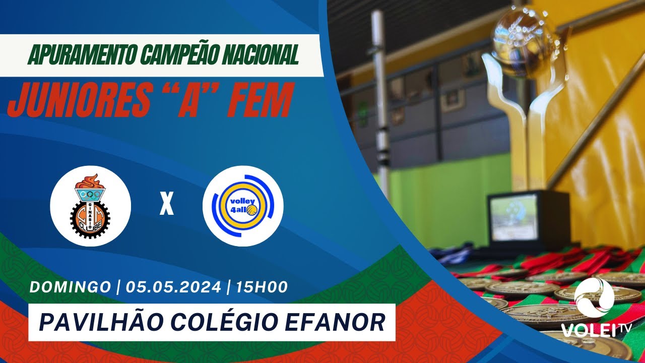 Castêlo da Maia GC x Cascais Volley4all - Fase Final Juniores 