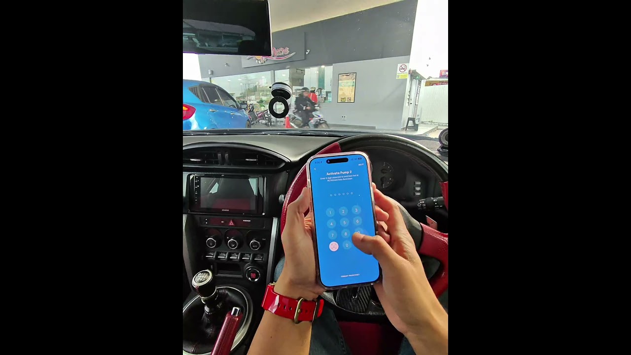Isi minyak Budi 95 guna Setel Apps Petronas #BUDI95 #setel #petronas #gt86 #oakleymetaglasses
