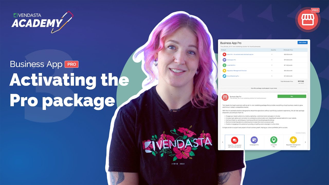 How to activate the Business App Pro package | Vendasta Tutorial | Vendasta Academy