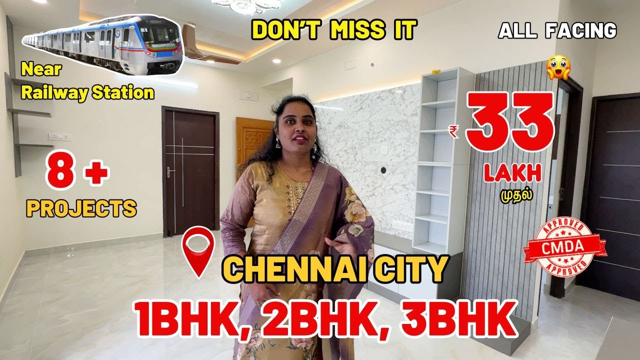 Flats for sale in Chennai City | New Flats in Chennai | 1BHK 2BHK 3BHK | Flats in Pammal Pallavaram
