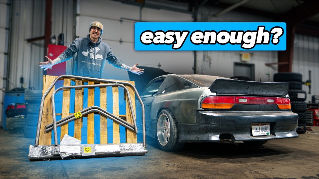 Putting a Roll Cage In My 240SX! (With No Experience)