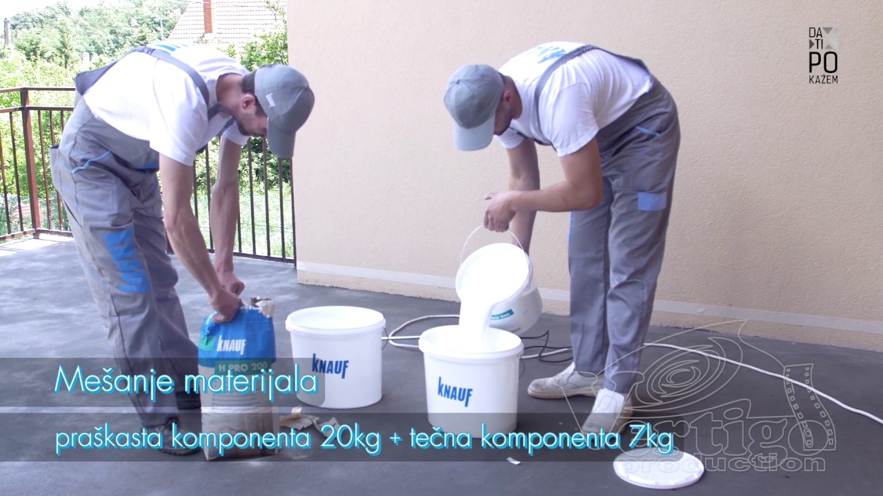 Kako se radi hidroizolacija terase - Knauf