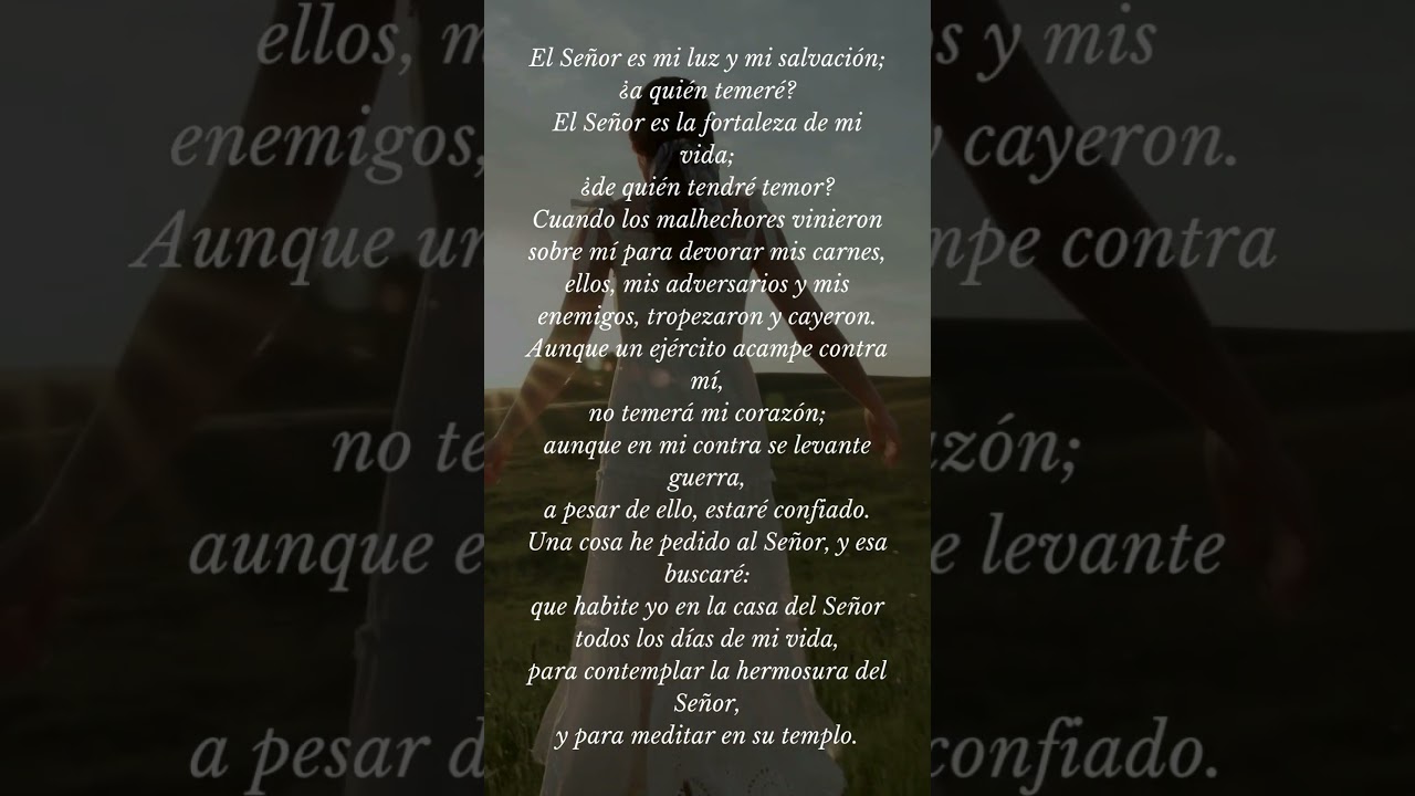 SALMO 27 | MI LUZ Y MI SALVACIÓN 