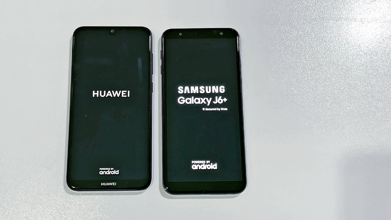 Huawei Y7 Prime 2019 vs Samsung Galaxy J6 Plus - Speed Test! ( 4K)