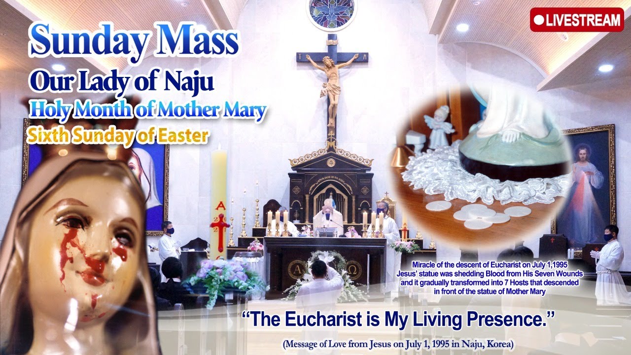 LIVE HOLY ROSARY and MASS in NAJU SHRINE - 6th Sunday of Easter (Mother's Day)