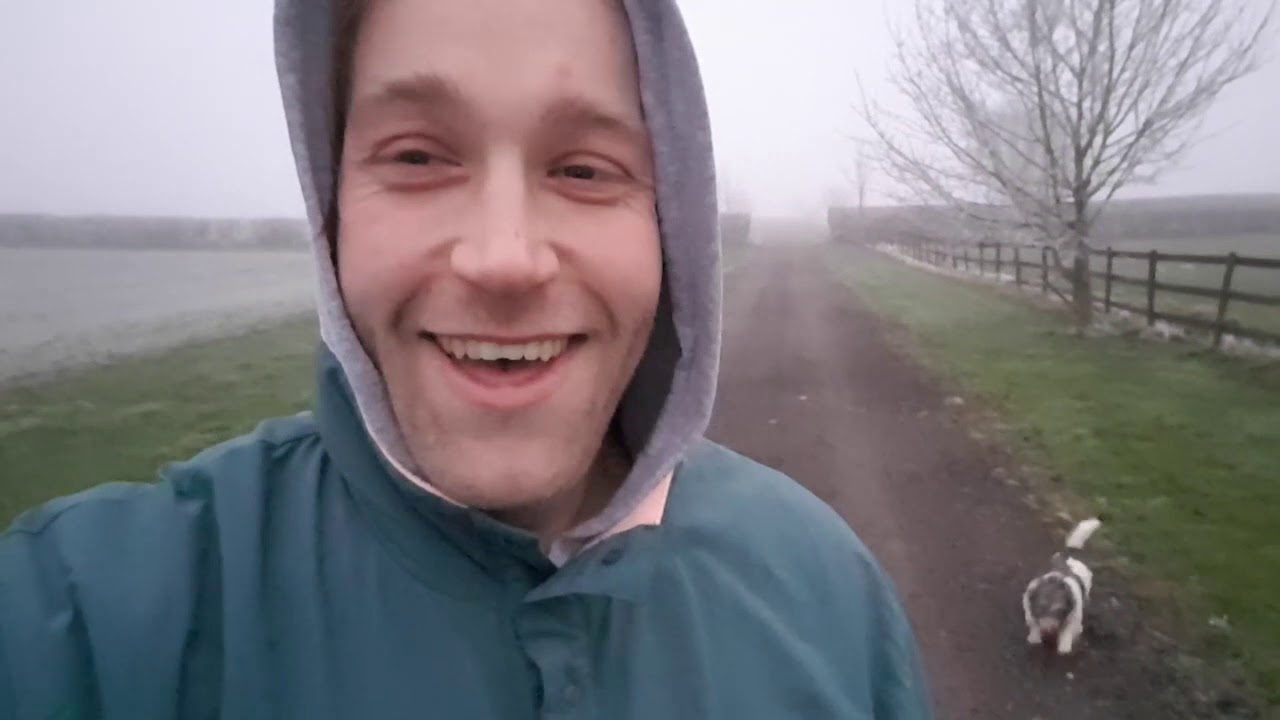Casual Winter Walk With Pepper The Long Haired Terrier UK