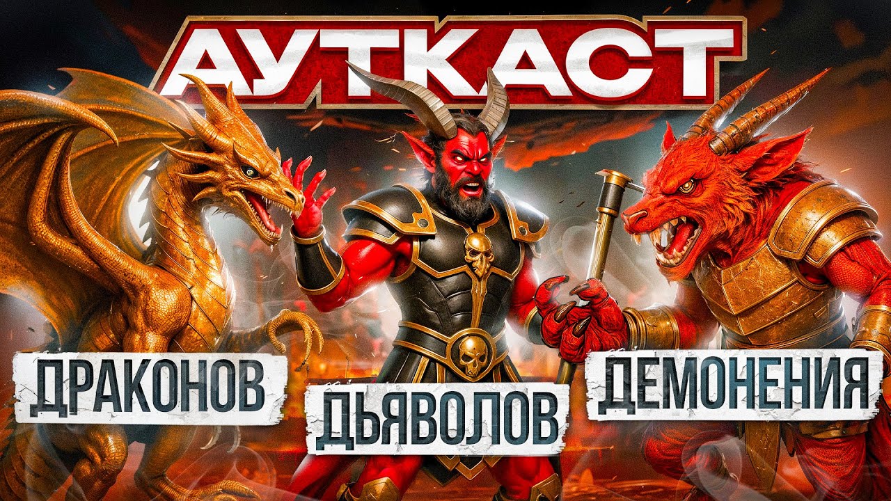 Драконов Дьяволов Демонения Ауткаст