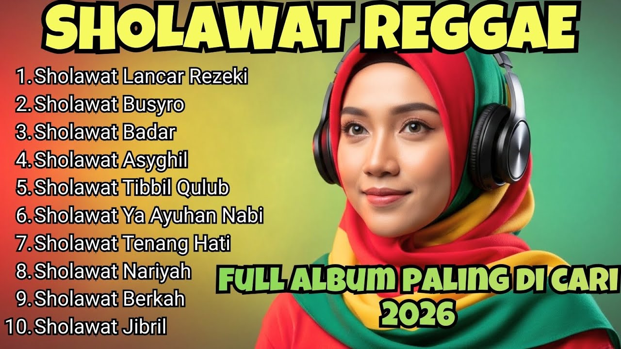 🎶 Sholawat Reggae Easy Listening | Bikin Hati Adem 🎧