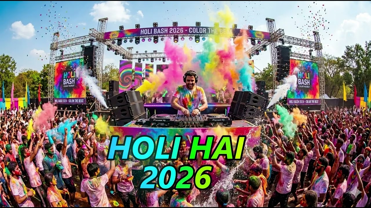 Holi Hai 2026 | New Holi song | Bollywood song@DigitalGoonj #holi #holihai #bollywood 