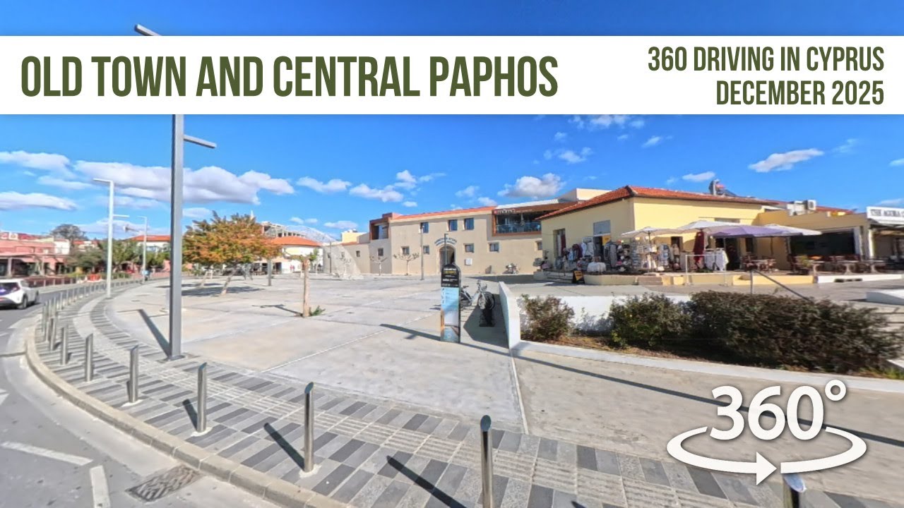Old Town and Central Paphos in 360!