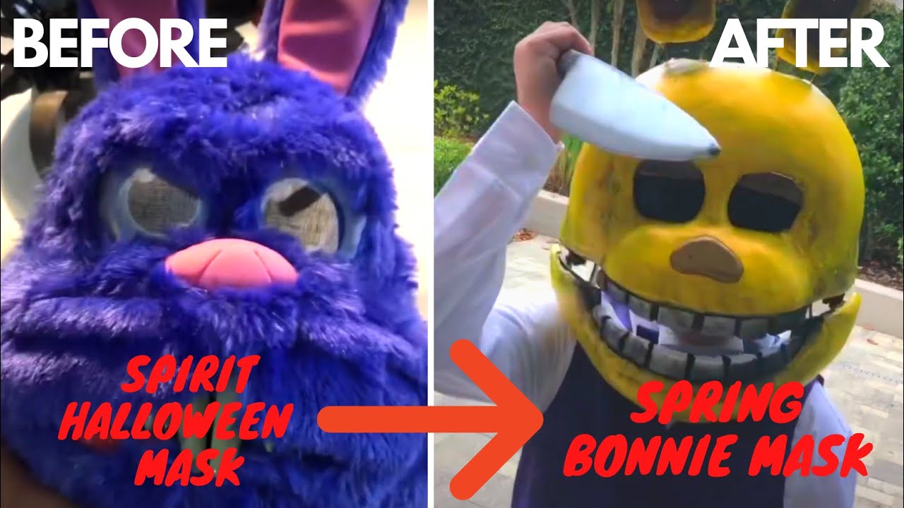 HOW TO MAKE A SPRING BONNIE MASK!