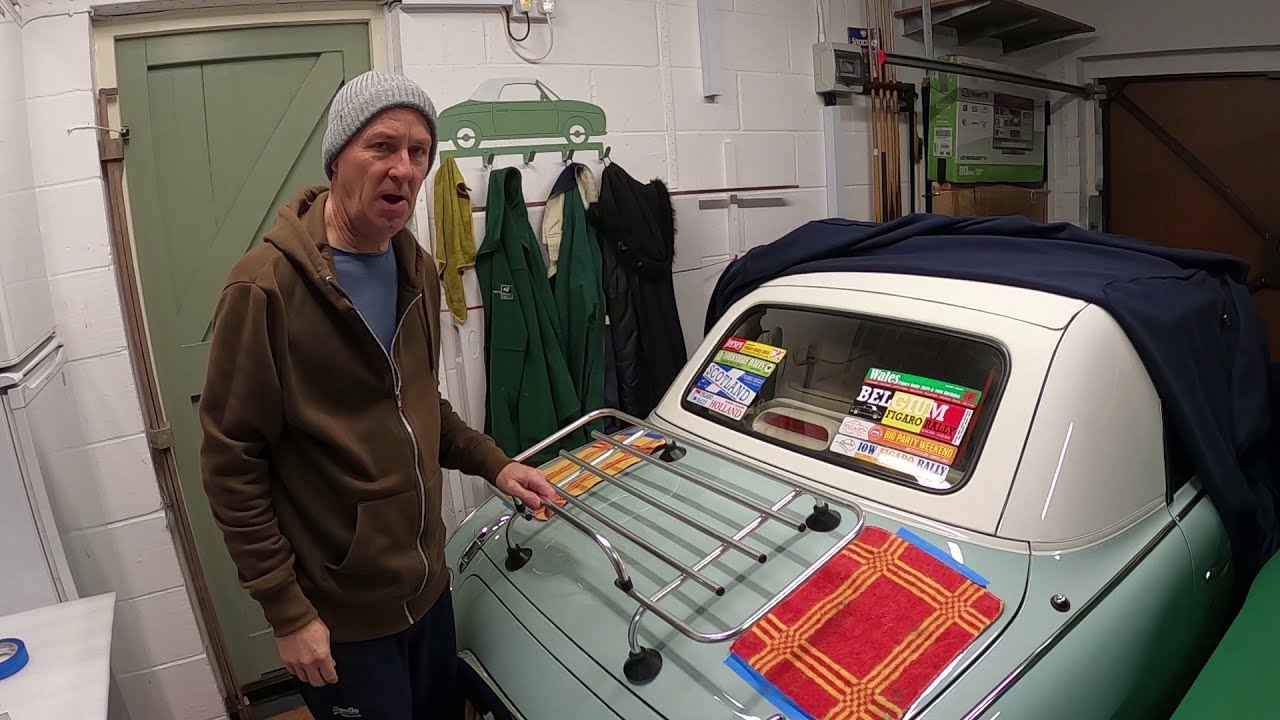 Nissan Figaro Boot Rack (Strap on) Fitting Video