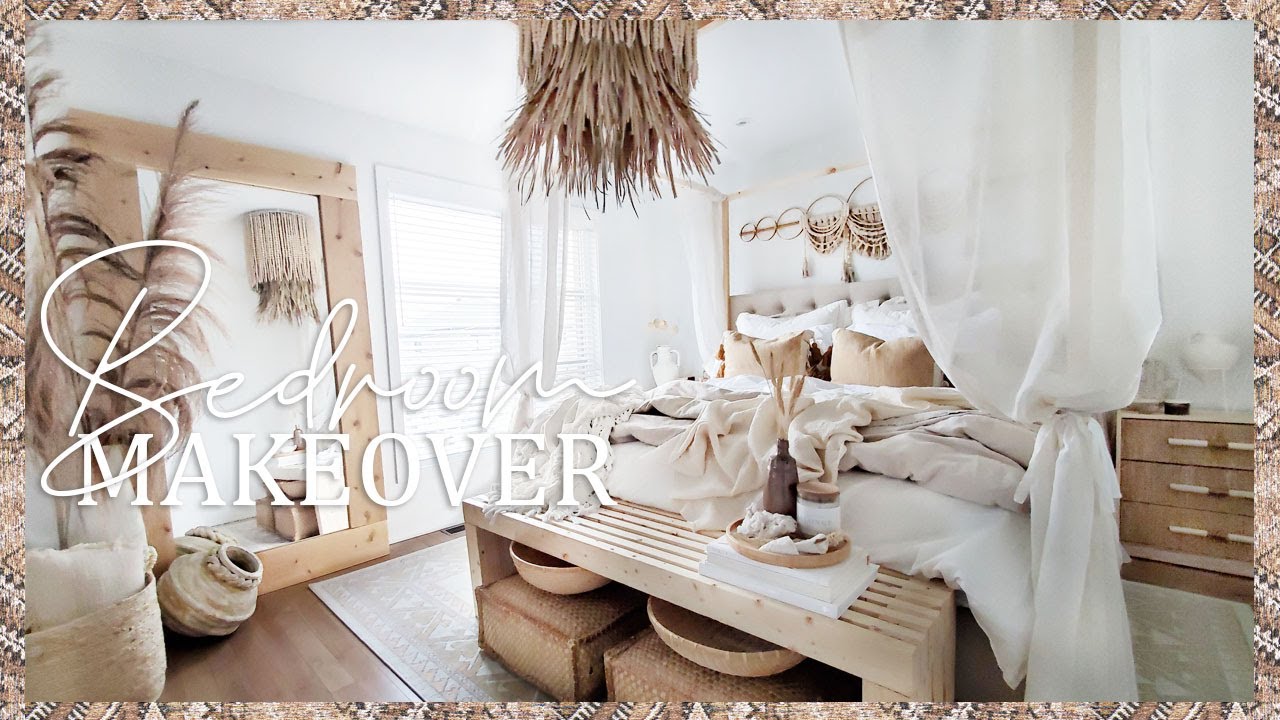 MY BOHO BEDROOM MAKEOVER | BEFORE & AFTER | MINI GLOBEIN HAUL