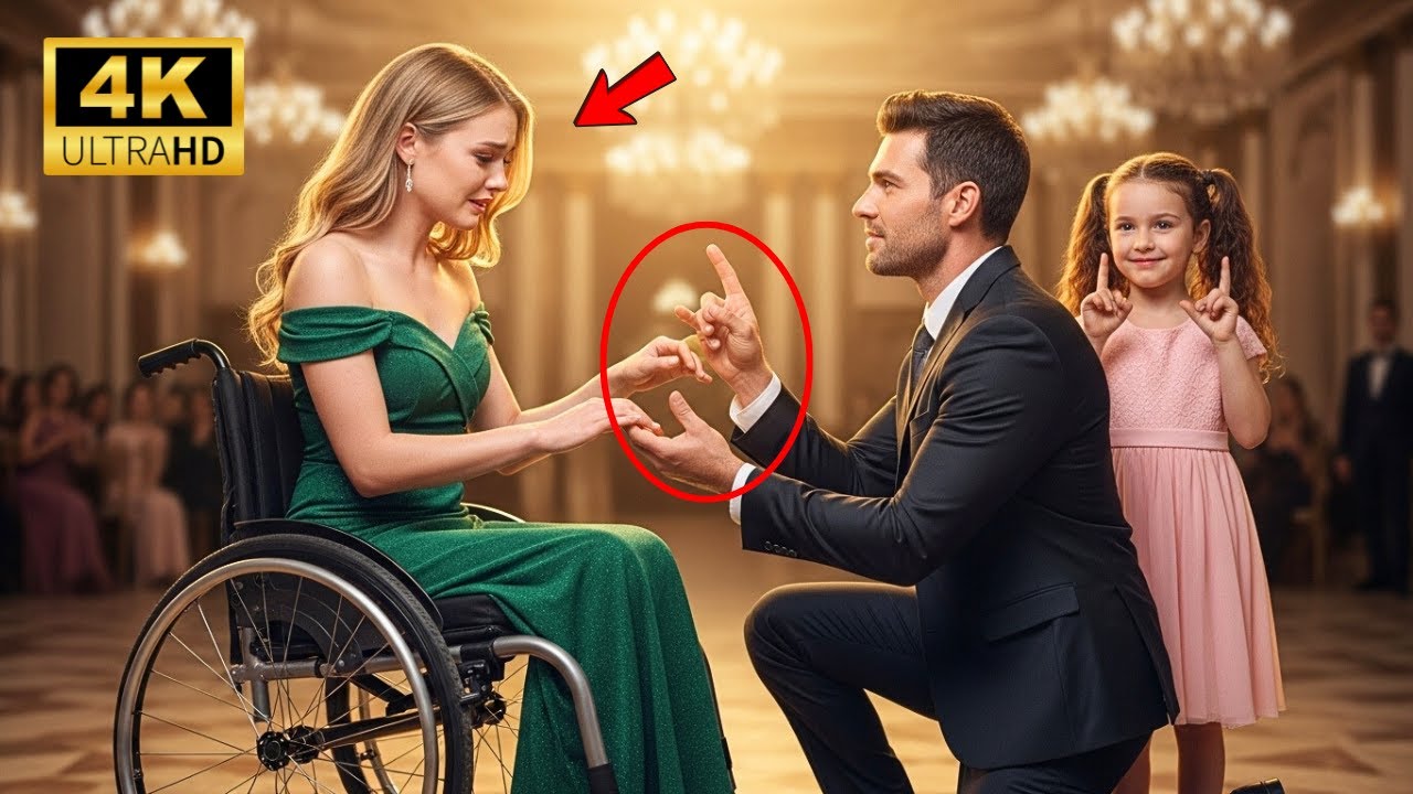 Billionaire’s Paralyzed Deaf-Mute Daughter Sat Alone — Until a Single Dad Sign Language ‘Date Me’