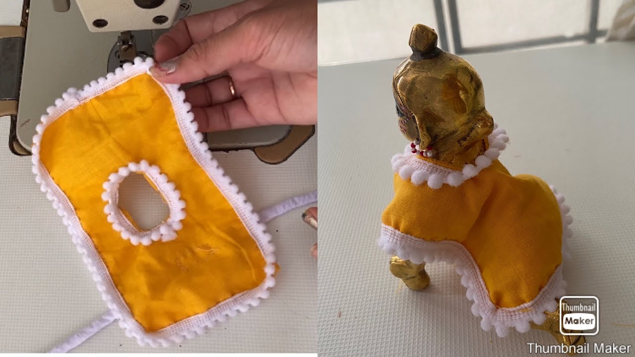 😍(no6 and7)😍How to make laddu gopal very easy and beautiful cotton dress 🙏🙏🙏🙏🙏🙏